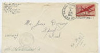 Letter from Eugene H. Mahan to Jesse Dorsey, January 17, 1942.