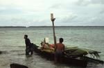 Kafaga (designated harvester) returning with produce from uta (land in outer islets)