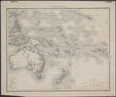 Australien / entworfen von J.M. Ziegler 1862; gestochen von W. Bruckner