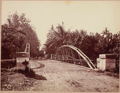 Bridge on an Island. From the album: Tahiti, Samoa and New Zealand scenes