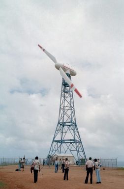 WIND TURBINE SITE DEDICATION AT KAHUKU OAHU HAWAII