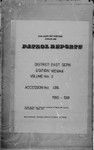 Patrol Reports. East Sepik District, Wewak, 1960 - 1961