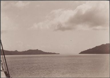 The northern entrance of Sandfly Channel, Florida, Solomon Islands, 1906 / J.W. Beattie