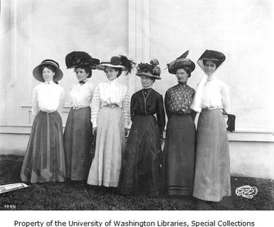 Salt Lake contest party, Alaska Yukon Pacific Exposition, Seattle, July 21, 1909.