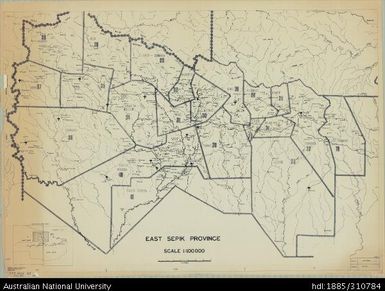 Papua New Guinea, East Sepik Province, 1979, 1:100 000