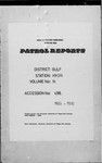 Patrol Reports. Gulf District, Kikori, 1929-1930