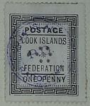 Stamp: Cook Islands One Penny