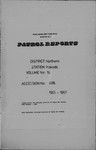 Patrol Reports. Northern District, Kokoda, 1955 - 1957