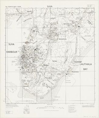 Fiji town plans 1:10,000
