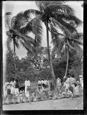 Market scene, Suva, Fiji