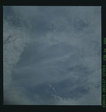 STS054-94-086 - STS-054 - Earth observations