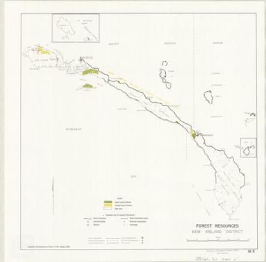 Forest resources: New Ireland District (Sheet 16.3)