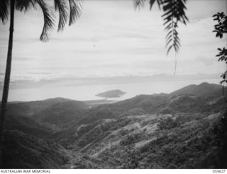 SALAMAUA, NEW GUINEA, 1943-08-09. PHOTOGRAPH OF THE SALAMAUA AREA SHOWING AIRFIELD AND THE FRANCISCO RIVER