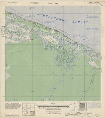 Special map, northeast New Guinea (Tadji Drome , front)