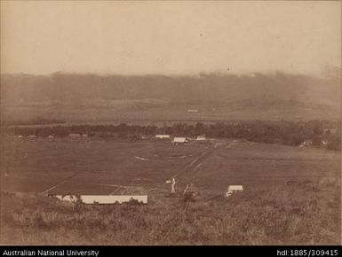 Windmill, buildings, and ringed ditch site, early fortification in Fiji