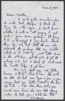 Ernest I. Thomas, Jr. letter to his mother, Martha Thorton Thomas, December 17, 1944