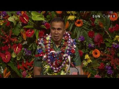 Pacific Health & Wellbeing Winner Tofilau Talalelei Taufale's speech | SunPix Awards 2022