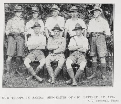 Our troops in Samoa