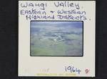 Aerial view of Wahgi Valley, Eastern and Western Highlands Districts, 1964