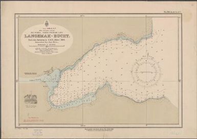 Langemak-Bucht : nach den Ausnahmen S.M.S. Möwe  1898 / Kommandant Korv. Kapt. Merten ; Gez. v. A. Wegner