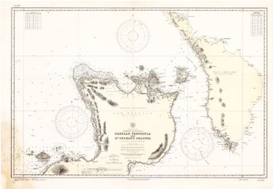 Gazelle Peninsula and St. George's Channel, Bismarck Archipelago, South Pacific Ocean : from German surveys between 1897 and 1912 / Hydrographic Office, U.S. Navy