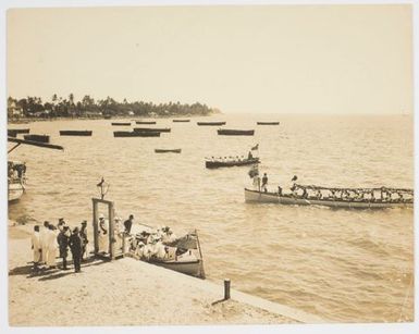 Lord Liverpool and dignitaries disembarking. From the album: Skerman family album