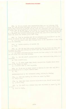 Ship's Service Stores, Submarine Base, Pearl Harbor Court of Inquiry Record of Proceedings, Volume III (2/2)
