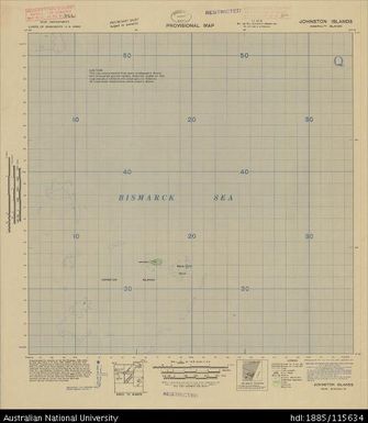 Papua New Guinea, Admiralty Islands, Johnston Islands, 1943, 1:63 360