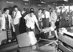 Baggage claim area at L.A. airport
