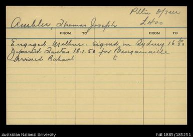 Amblin, Thomas Joseph