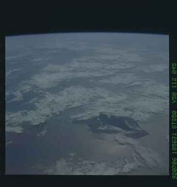 STS050-112-045 - STS-050 - STS-50 earth observations