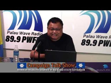 Candidate Norman Ngiratecheboet #1 Airai State Governor (01/10/2022)