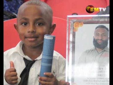 Son receives late father's degree at UPNG 66th Graduation