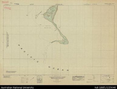 Papua New Guinea, Trobriand Islands, Kiriwina Island South, Sheet C56/1, 1943, 1:63 360