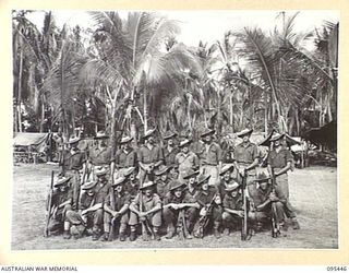 KARAPIA, NEW GUINEA, 1945-08-17. MEMBERS OF HQ PERSONNEL, D COMPANY, 2/7 INFANTRY BATTALION