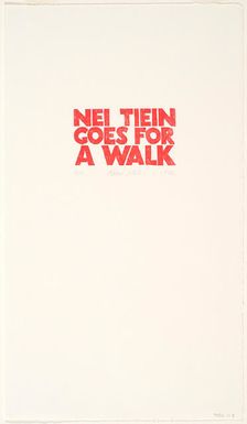 Robin White - Nei Tiein Goes for a Walk