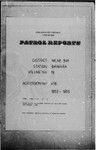 Patrol Reports. Milne Bay District, Baniara, 1953 - 1955