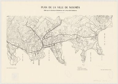 Plan de la ville de Nouméa / edité par le Syndicat d'Initiatives de la Nouvelle-Calédonie