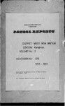 Patrol Reports. West New Britain District, Kandrian, 1958 - 1959