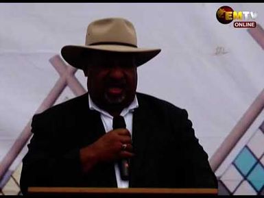 MINISTER DUMA CLARIFIES ON THE PROLONGED WORK OVER THE KAGAMUGA AIRPORT RUNWAY.