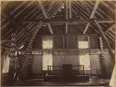 Church interior, Lukunor, 1886