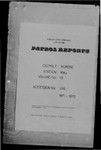 Patrol Reports. Morobe District, Wau, 1971 - 1972