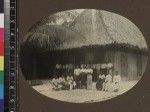 Printers outside mission press, Beru, Kiribati, 1913-1914