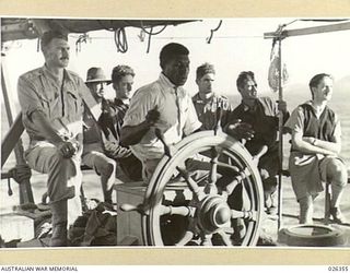 NEW GUINEA. 1942-08-04. KETCHES AND SCHOONERS, FORMERLY USED AS PEARLING LUGGERS, RUBBER CARRIERS ..