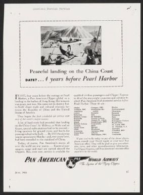 Peaceful landing on the China Coast