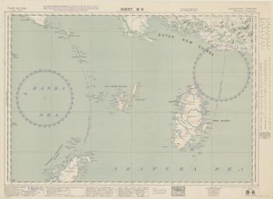 Australian aeronautical map (Sheet B6)
