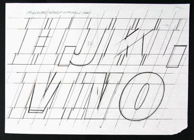 Churchward Conserif UltraBold Italic Sketch