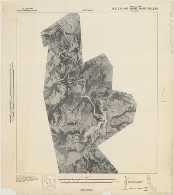 Vicinity of Wau Bulolo and Watut River valleys, New Guinea (sheet 1)