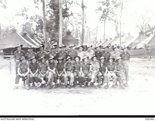 TOROKINA, BOUGAINVILLE, 1945-12-05. MEMBERS OF 13 PLATOON, C COMPANY, 8TH INFANTRY BATTALION