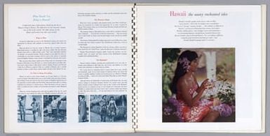 (Text Pages) What Should You Bring to Hawaii? (View) Hawaii the sunny enchanted isles.